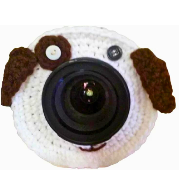 crochet Puppy Pal Camera Cozy