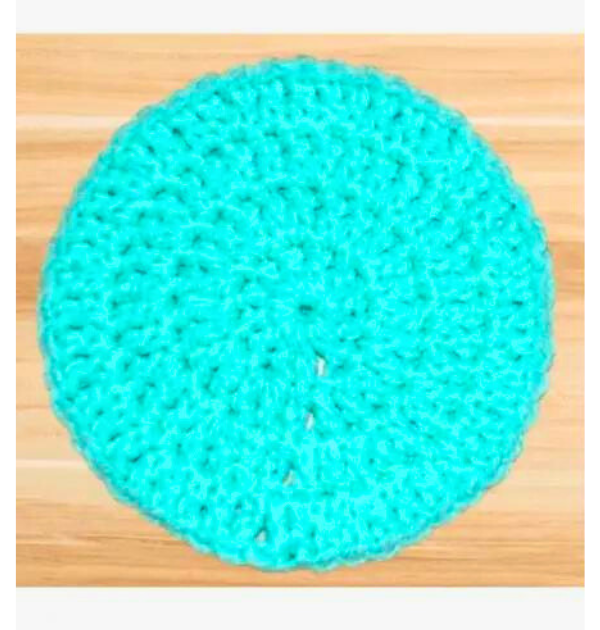 crochet flat circle