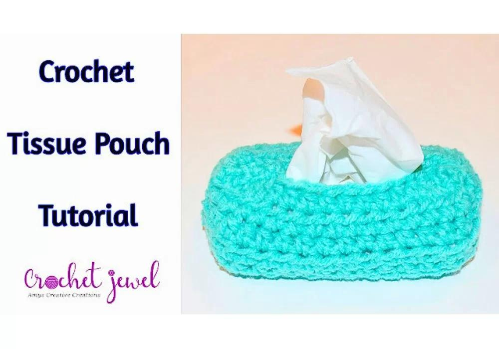 Crochet an Easy Tissue Pouch Cozy