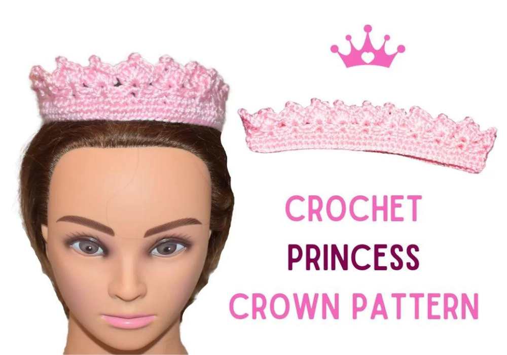 crochet princess crown 