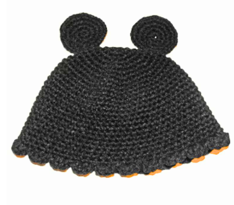 Crochet a Simple Mouse Ears Hat