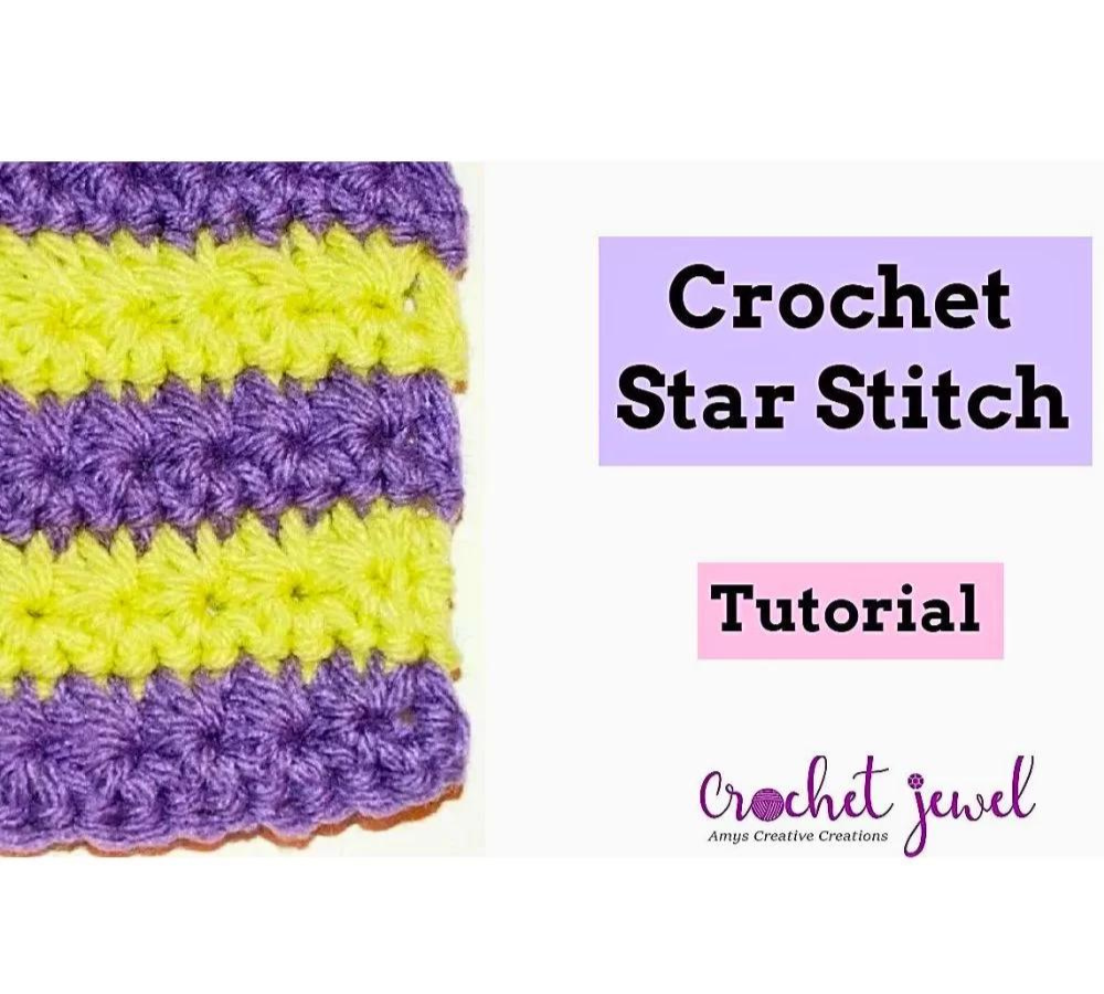 Crochet a Star Stitch Blanket Afghan