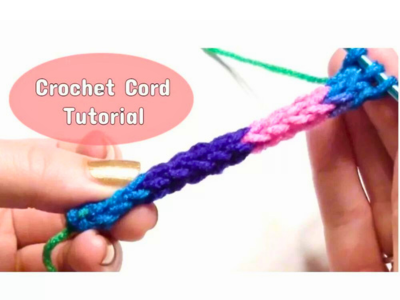 Crochet I-Cord Strap