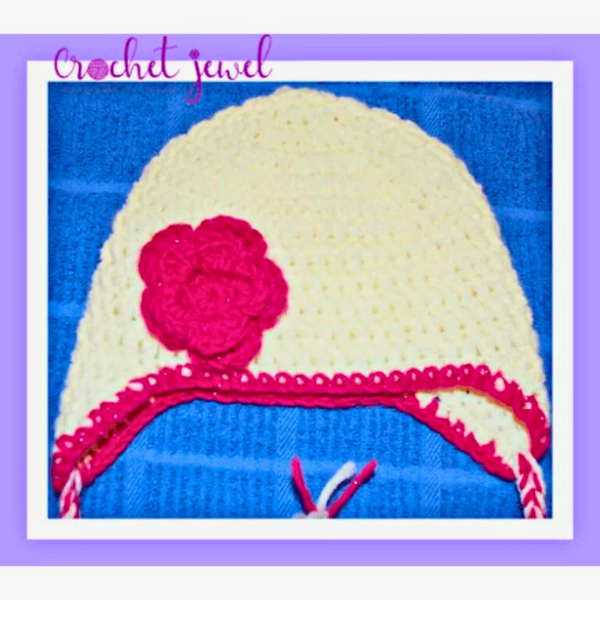 crochet Baby Earflap Hat