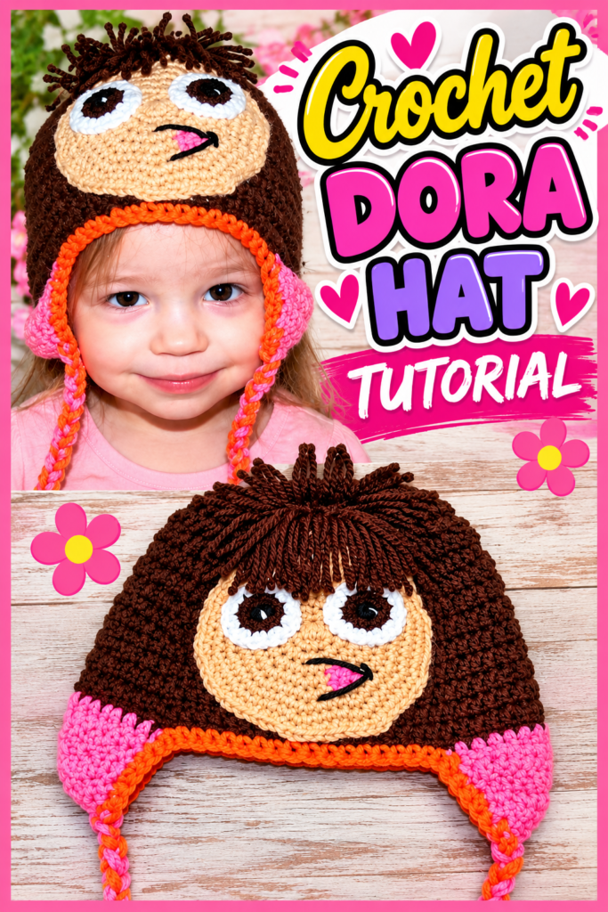 How to Crochet a Dora Hat