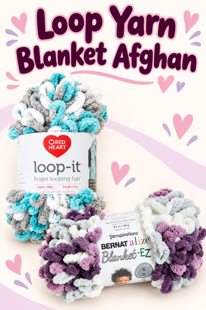 How to Make a Loop Yarn Blanket