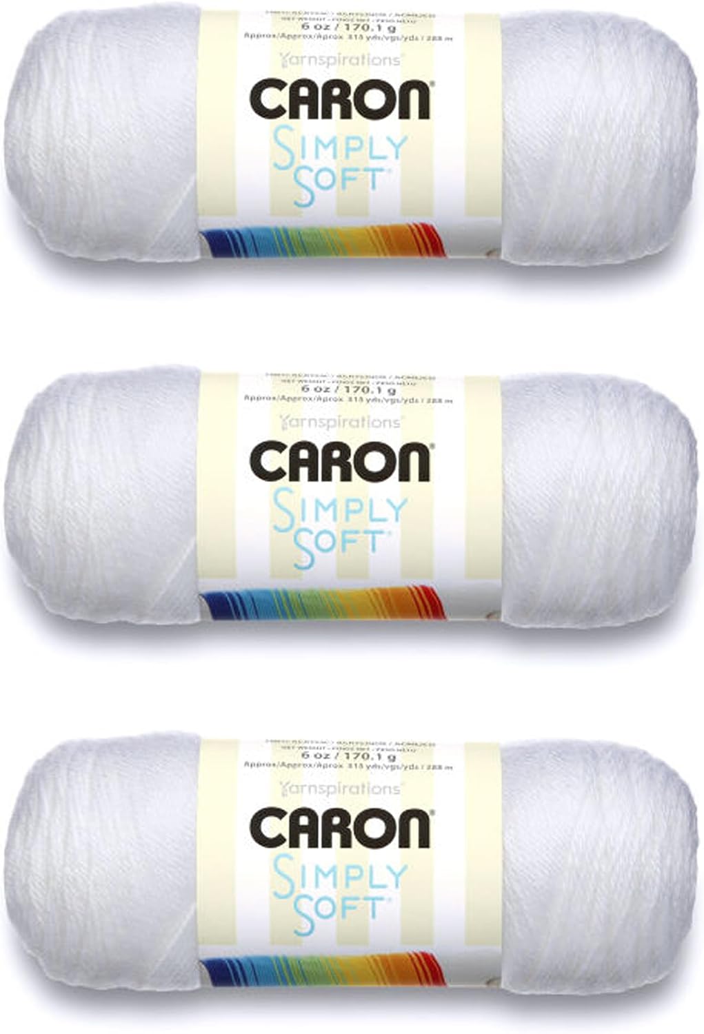 Caron Simply Soft 3-Pack Yarn