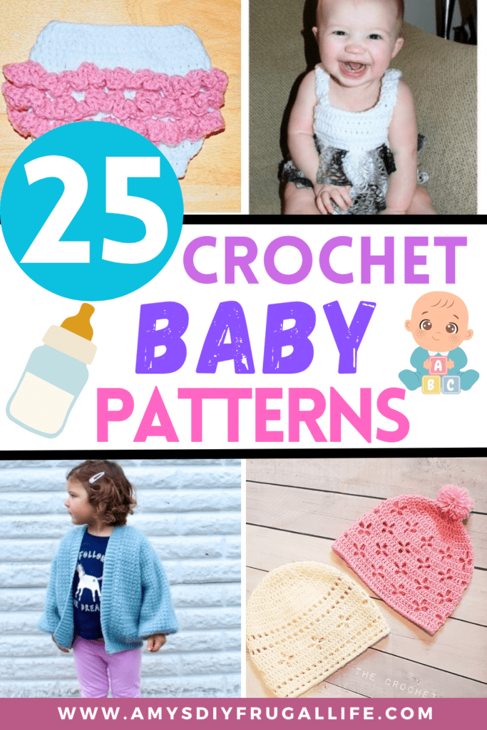 Crochet Baby Patterns: Adorable Gifts for Little Ones - Amys DIY Frugal ...