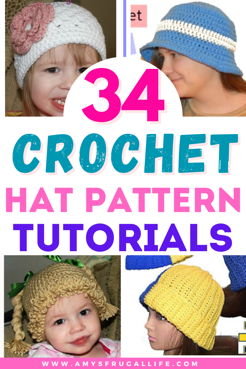 How to crochet hat tutorials. 