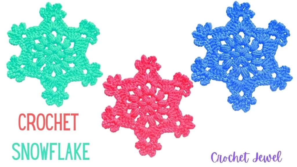 crochet snowflake pattern