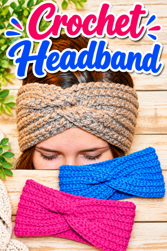 How to Crochet a Thick Headband