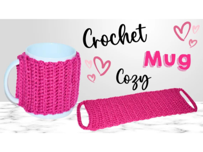 crochet mug cozy holder 