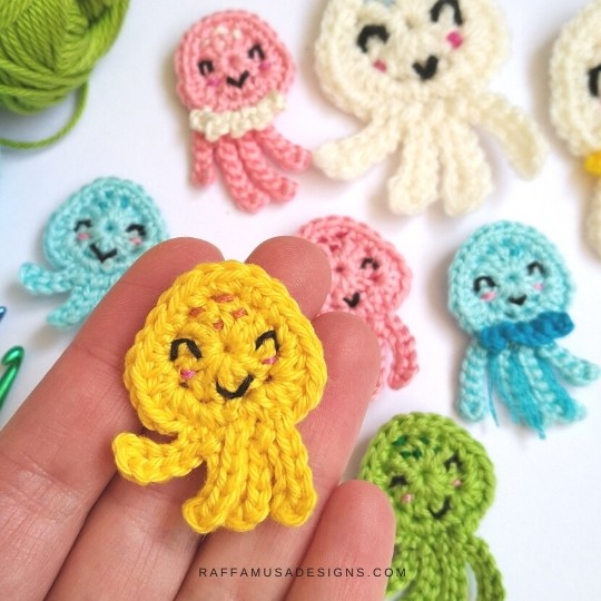 crochet jelllyfish pattern