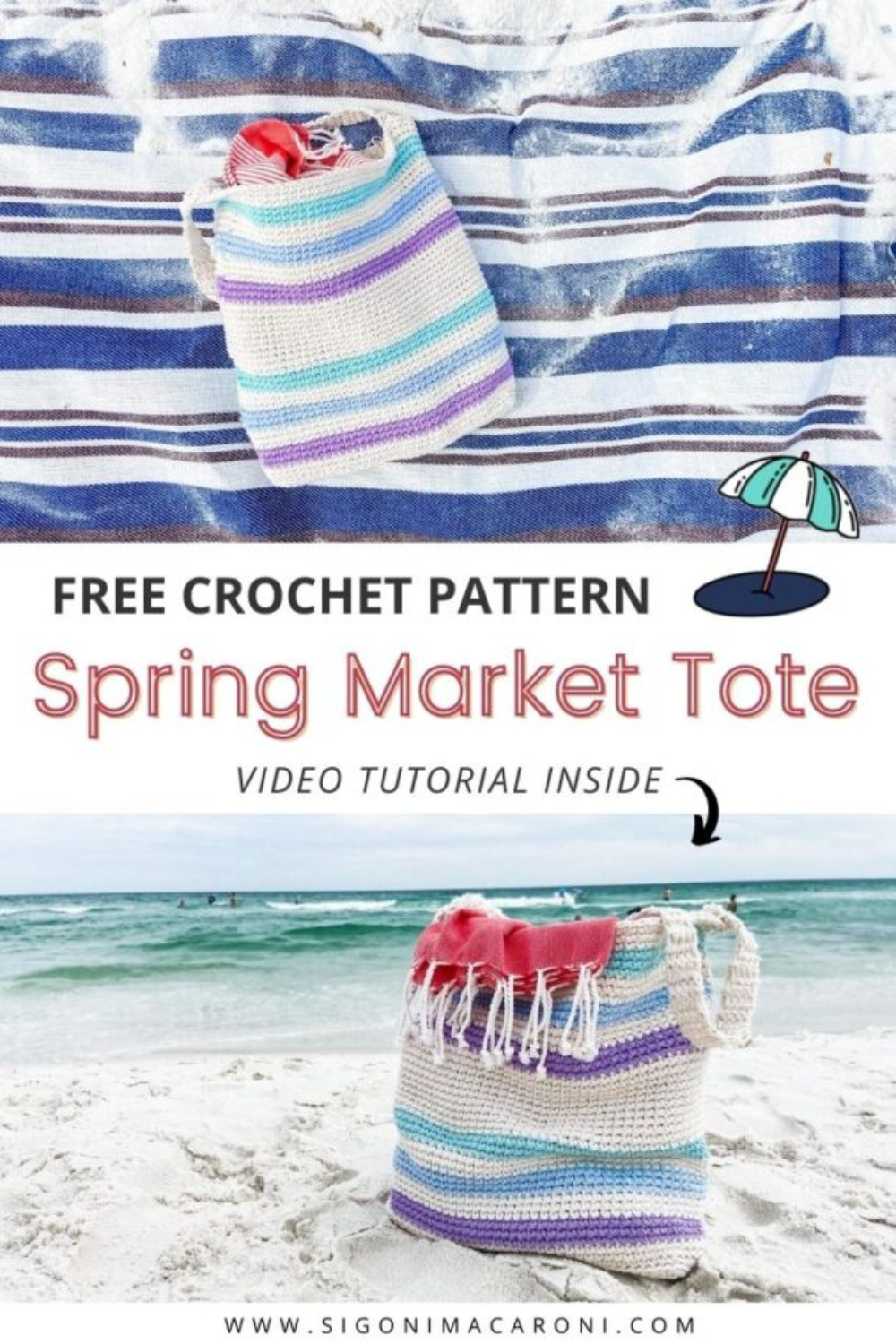 Crochet Summer Beach Bags