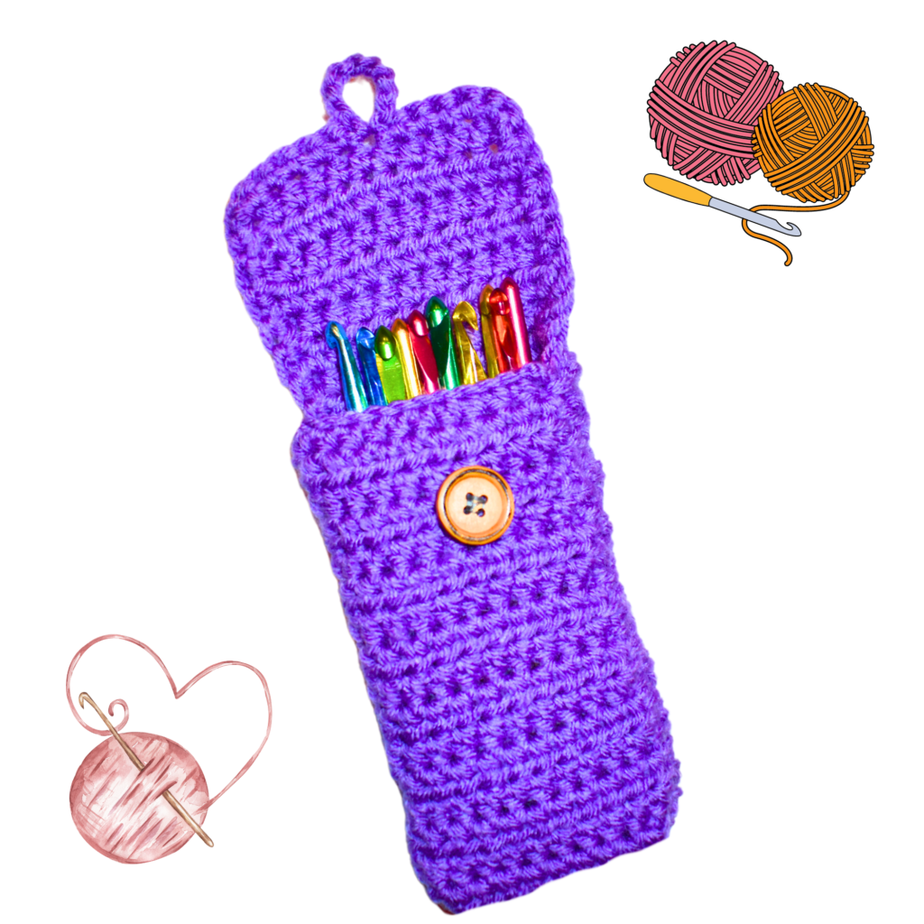 crochet hook pouch