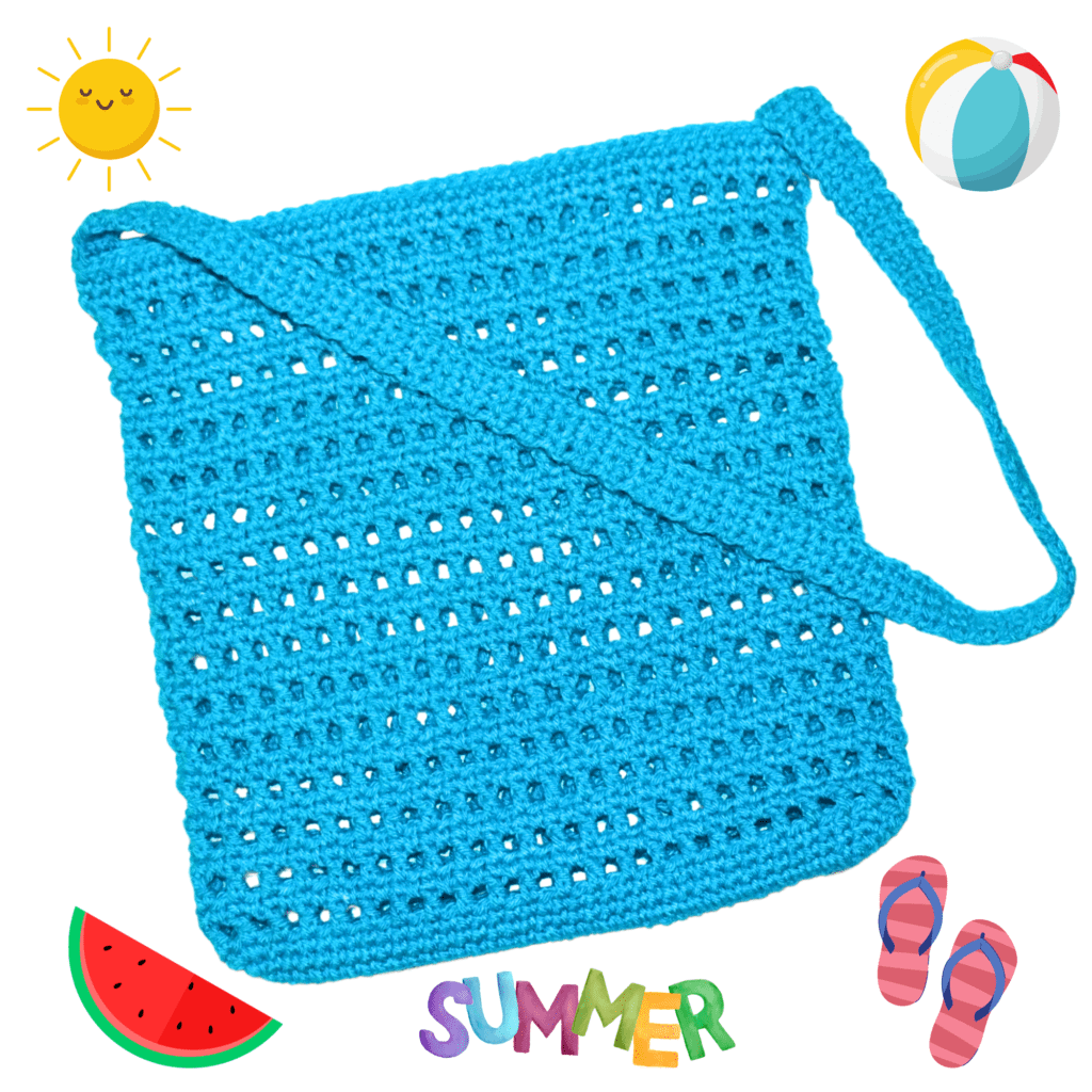 how to crochet a summer bag