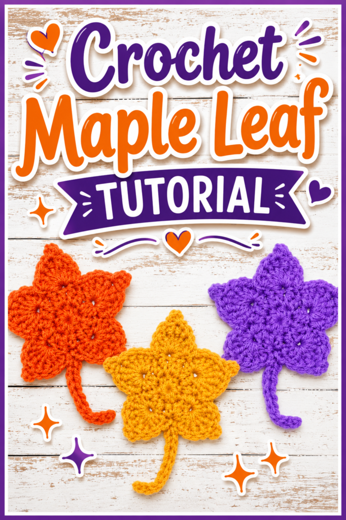 Crochet Maple Leaf