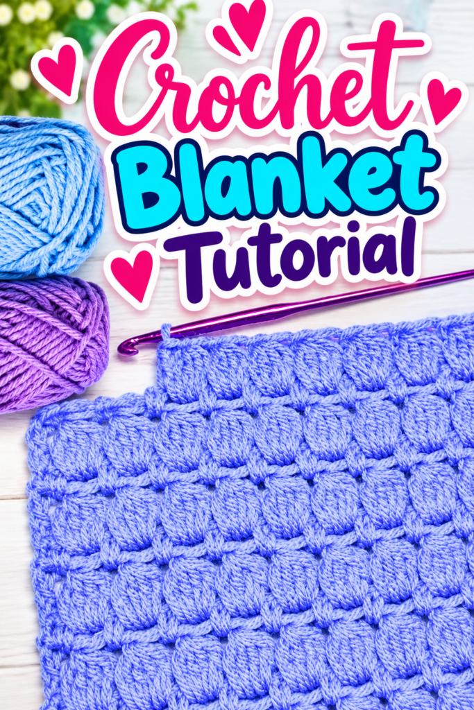 Crochet Cluster Stitch Blanket