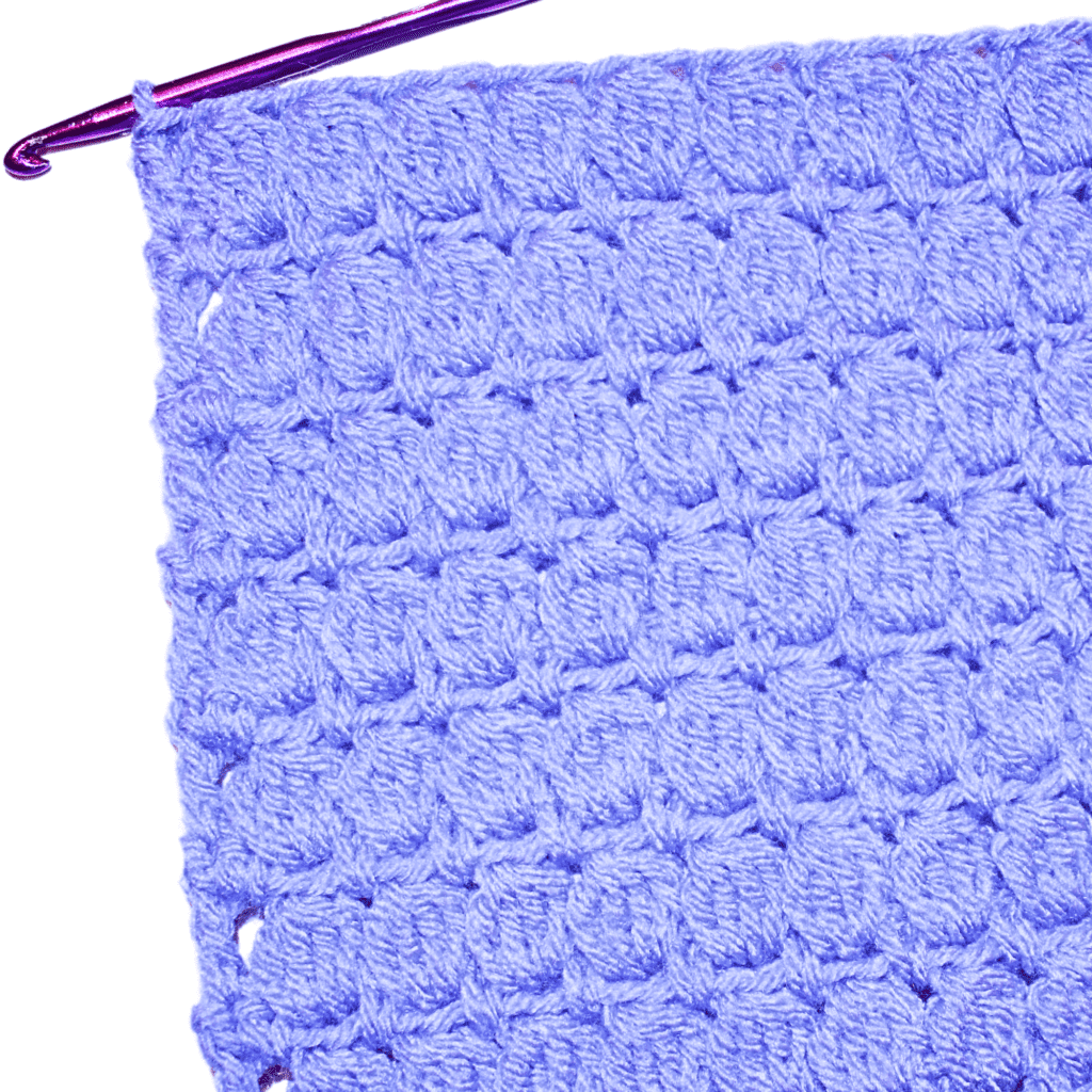 crochet cluster stitch blanket