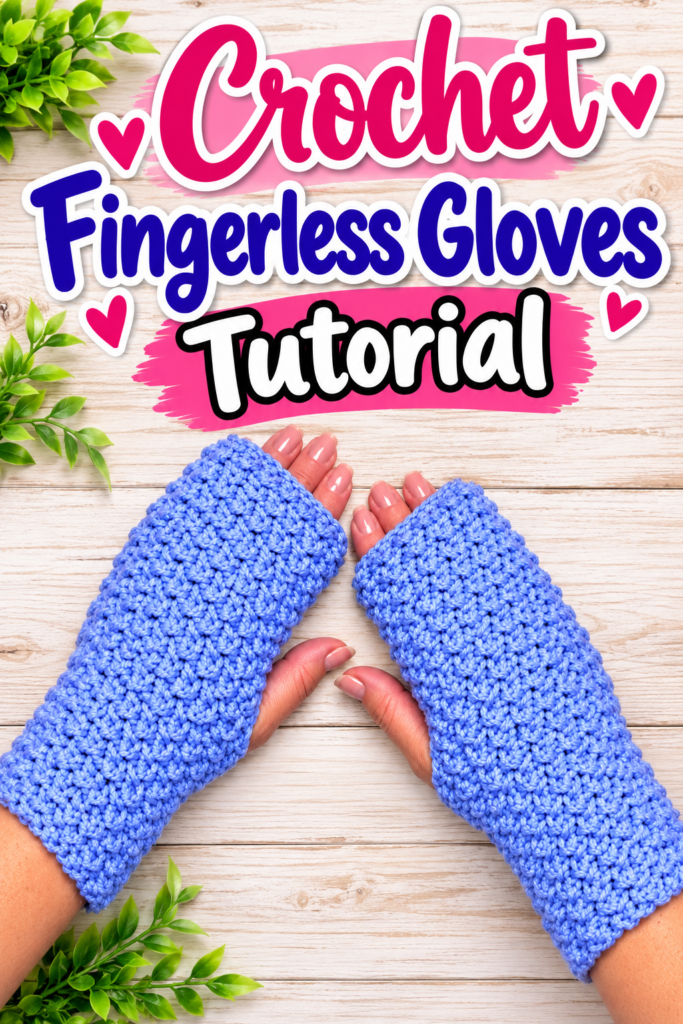 Crochet Fingerless Gloves