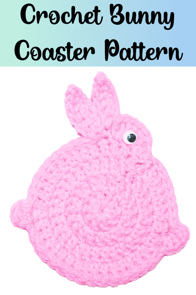 Crochet Easter Bunny Coaster