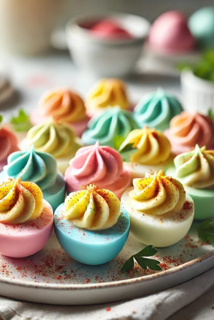 Recipe for Colored Deviled Eggs