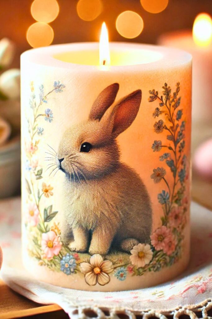 Easter Candle Craft