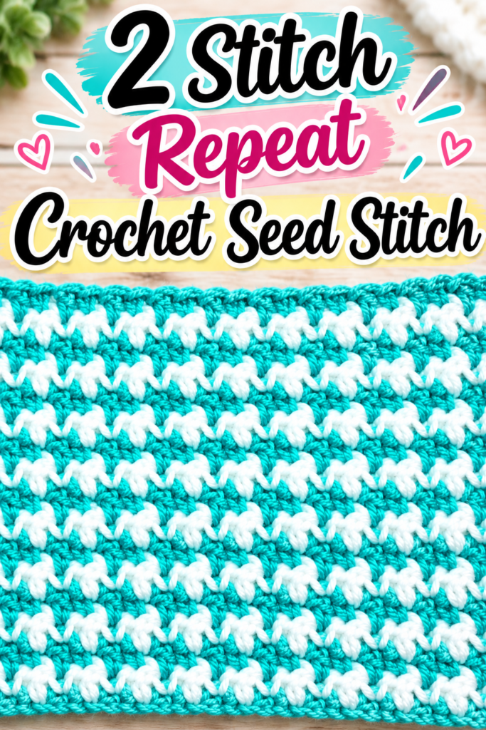 Quick & Easy 2-Stitch Repeat Crochet
