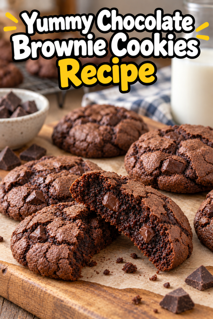The Ultimate Fudgy & Chewy Brownie Cookies Recipe