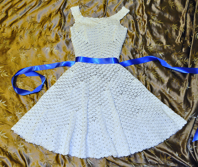 crochet wedding dress