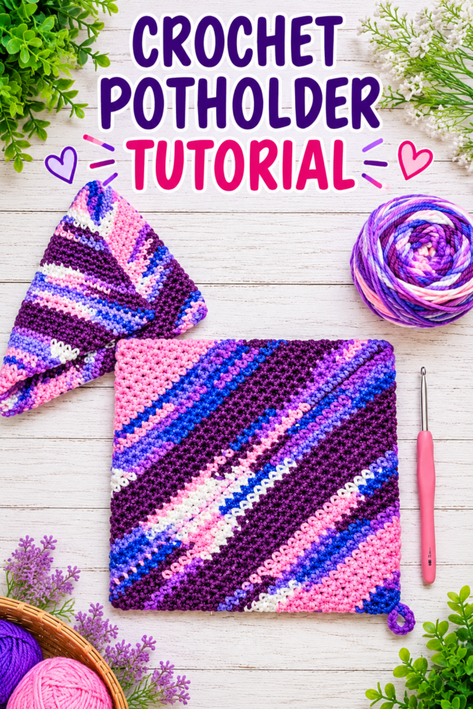 Easy Double-Thick Crochet Potholder