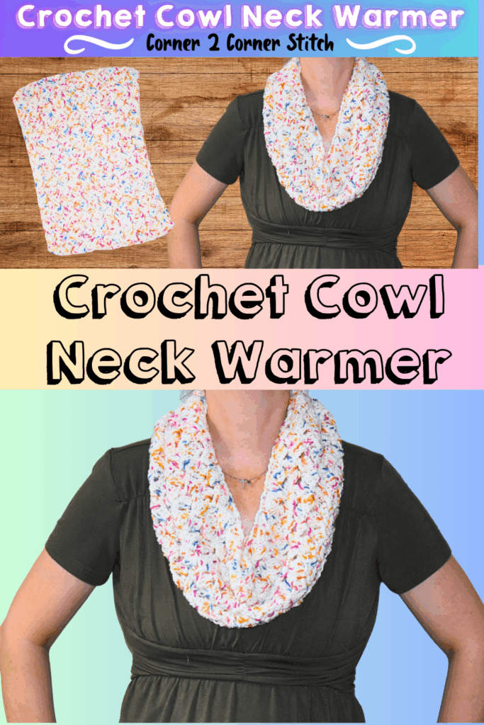 crochet cowl neck warmer