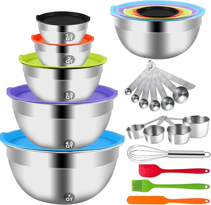 Mixing Bowls with Lid Set