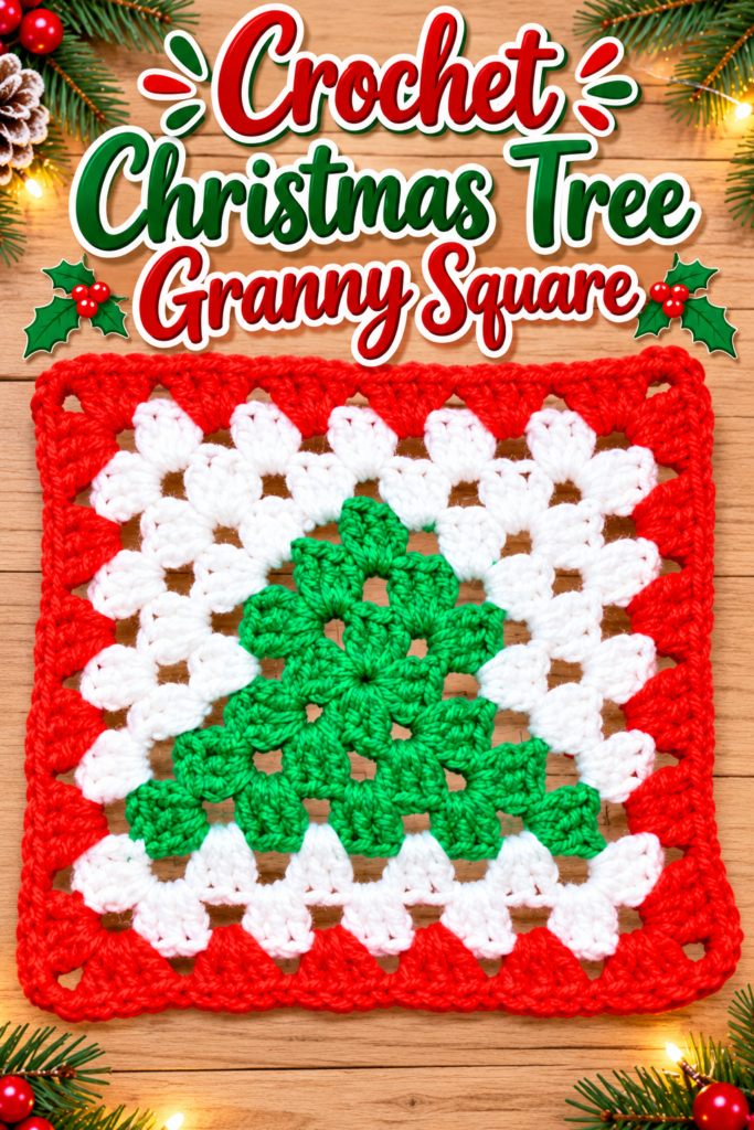 Crochet Tree Granny Square 