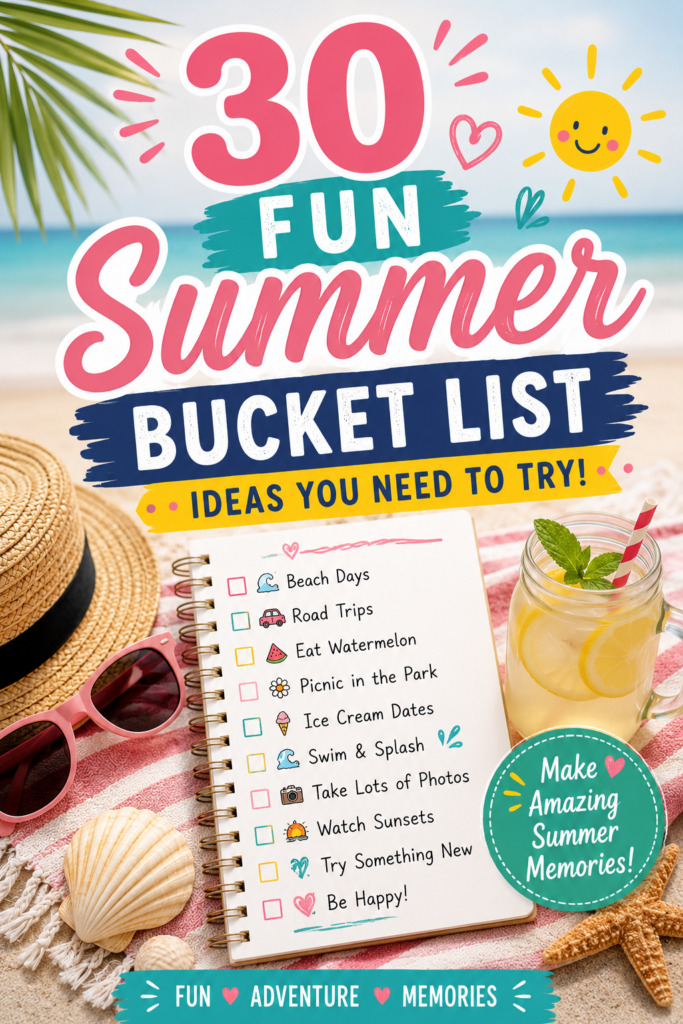 Summer Bucket List Ideas