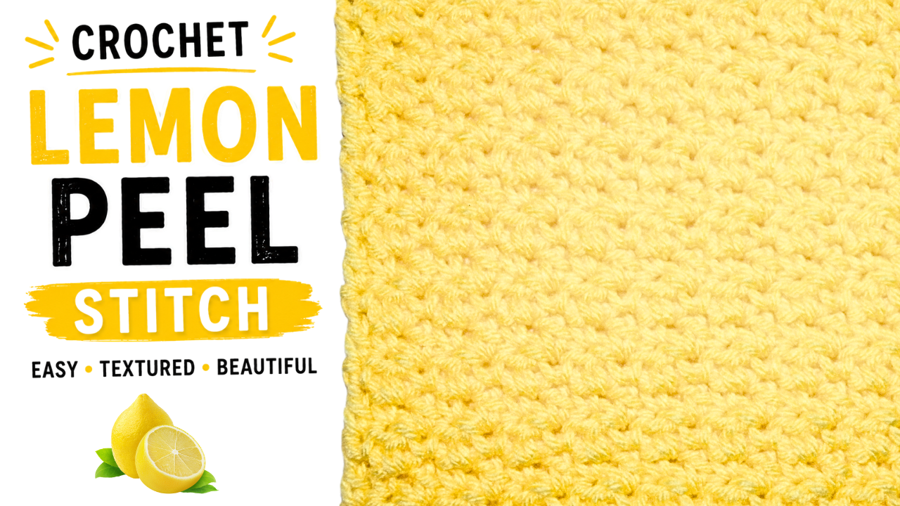 How to Crochet the Lemon Peel Stitch: Easy Step-by-Step Tutorial - Amys ...