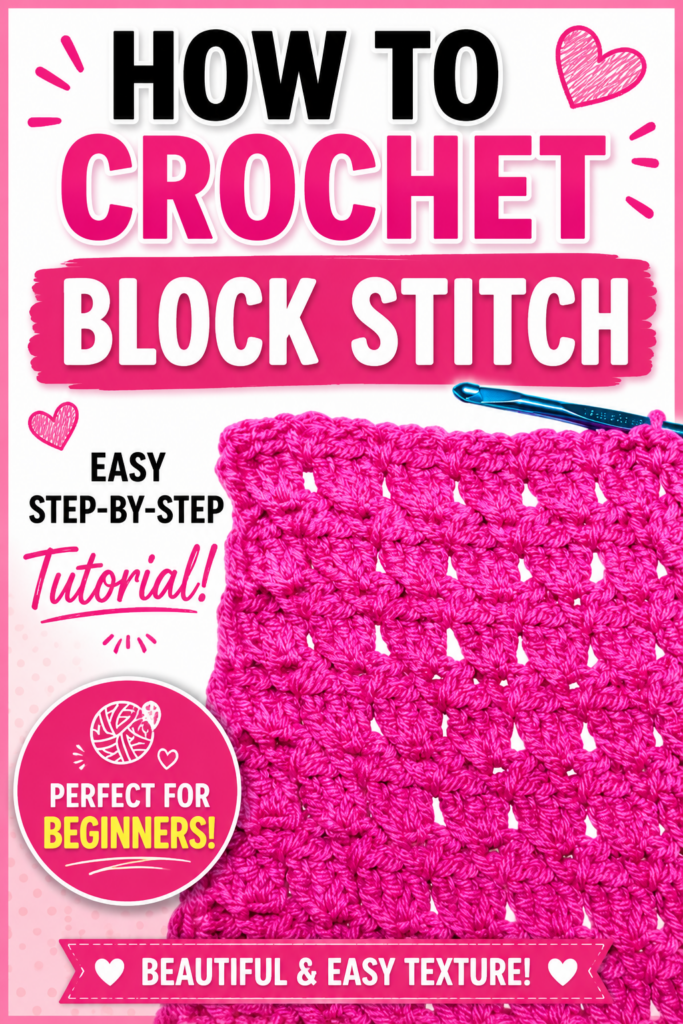 Easy Crossover Block Stitch 