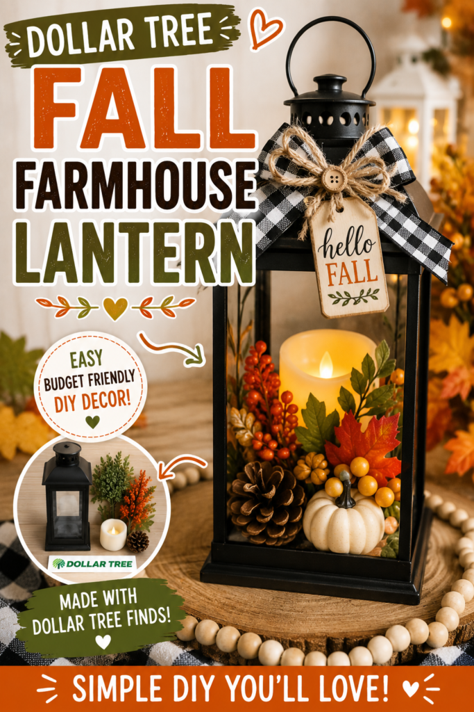 Easy Dollar Tree Fall Crafts & Decorations 