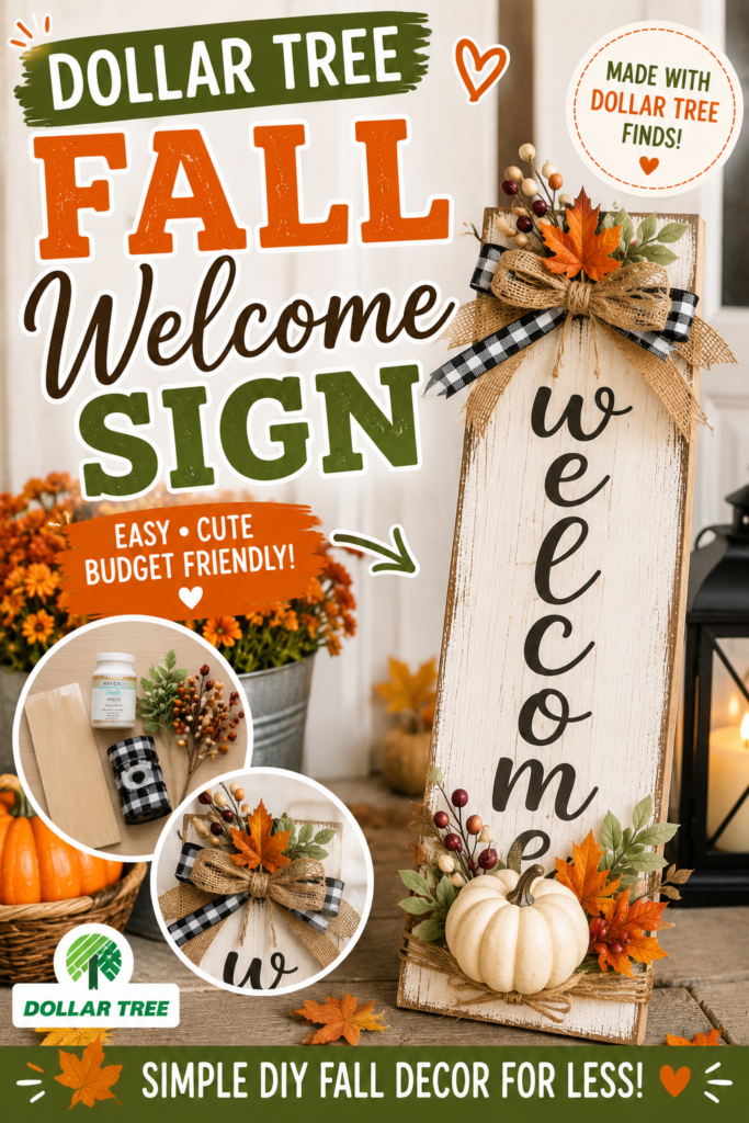Easy Dollar Tree Fall Crafts & Decorations 