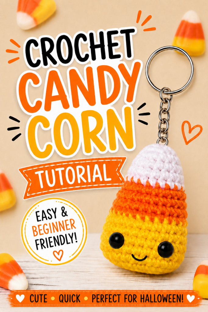 Easy Crochet Candy Corn