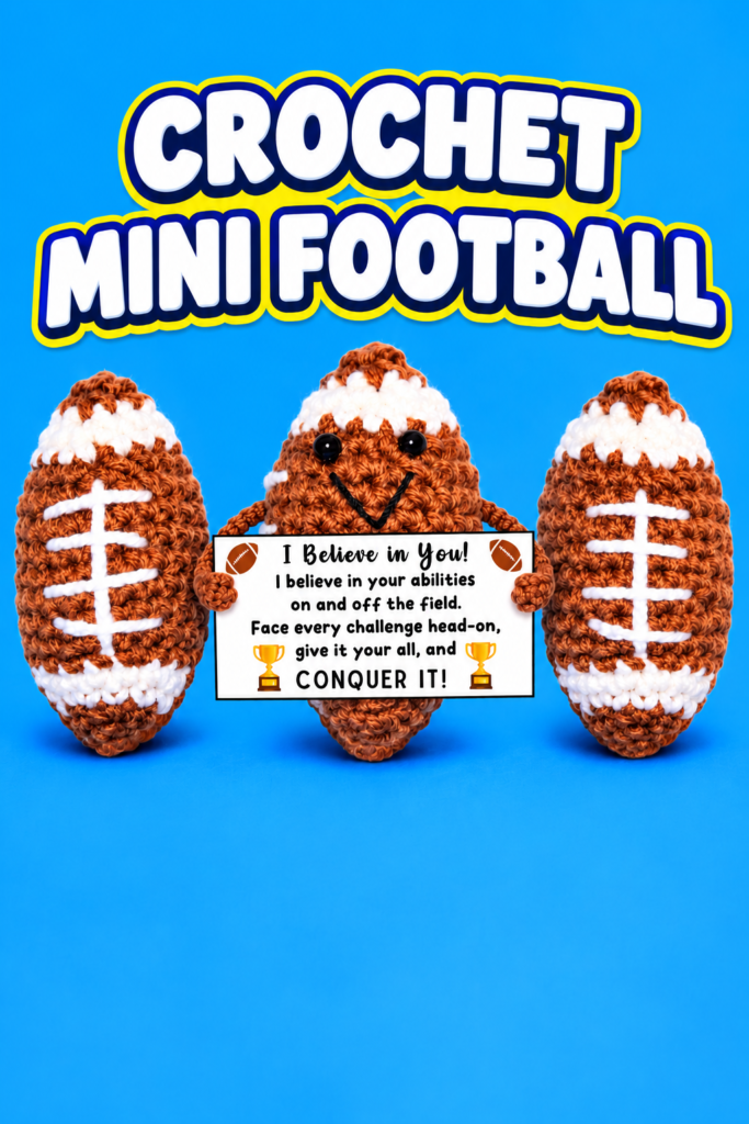 Mini Crochet Football Pattern