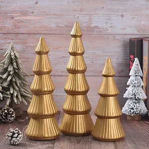 Tabletop Tree Figurine Wood Desk Centerpieces