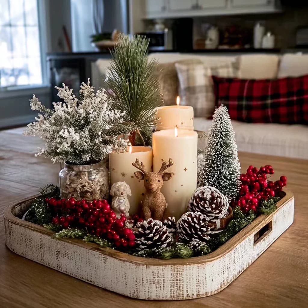 Christmas Tray Decor Ideas
