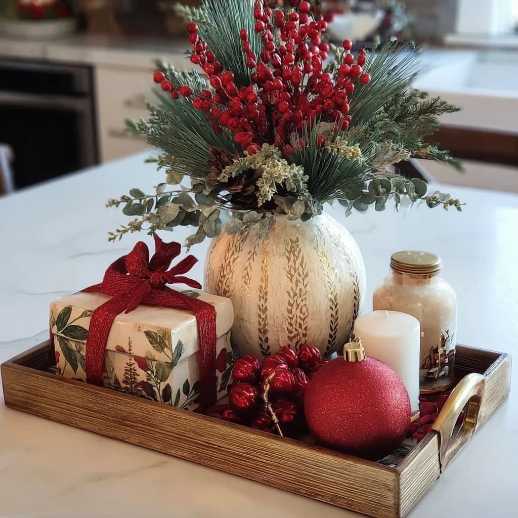 Christmas Tray Decor Ideas